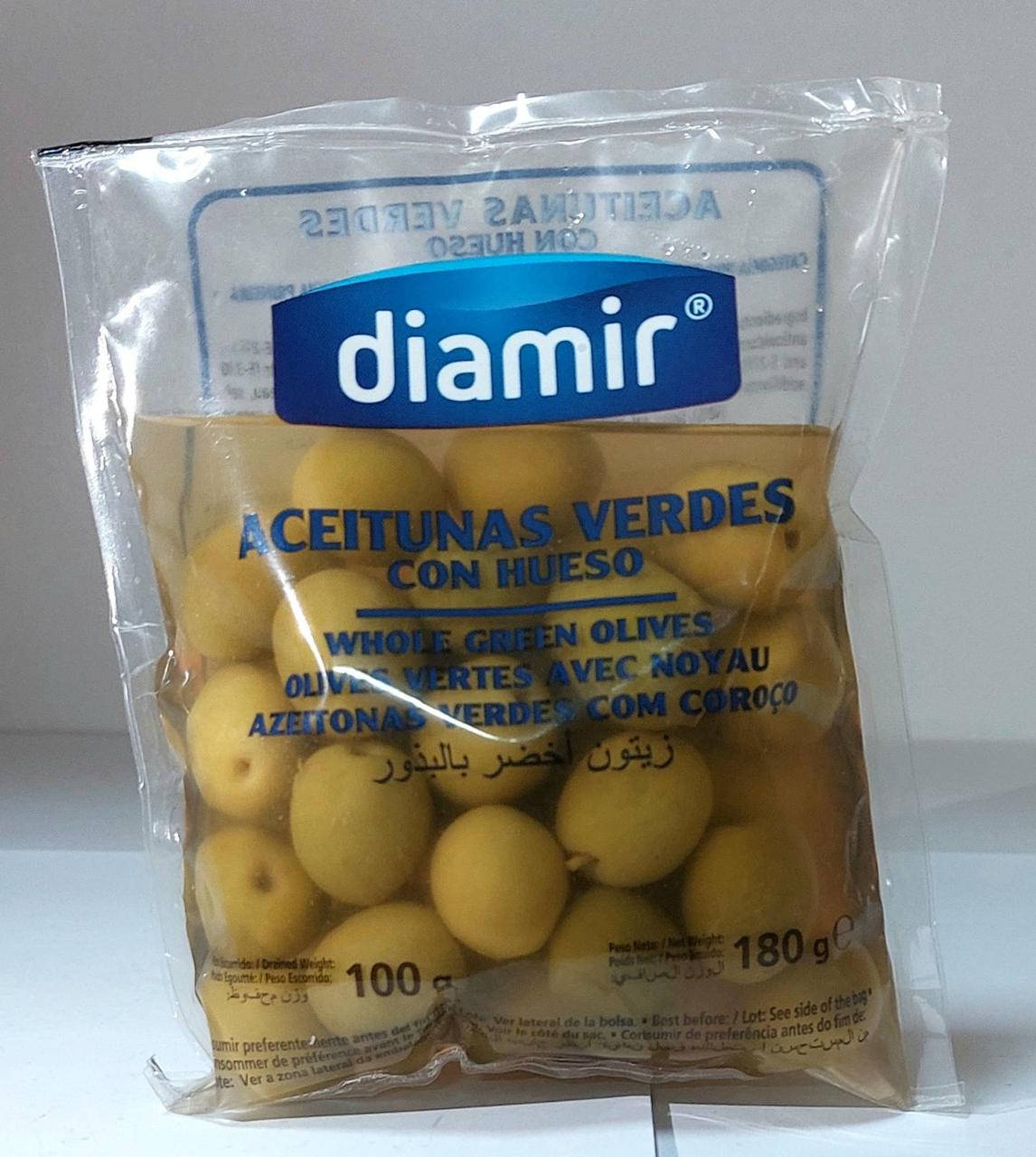 Оливки Diamir с косточкой 180 г