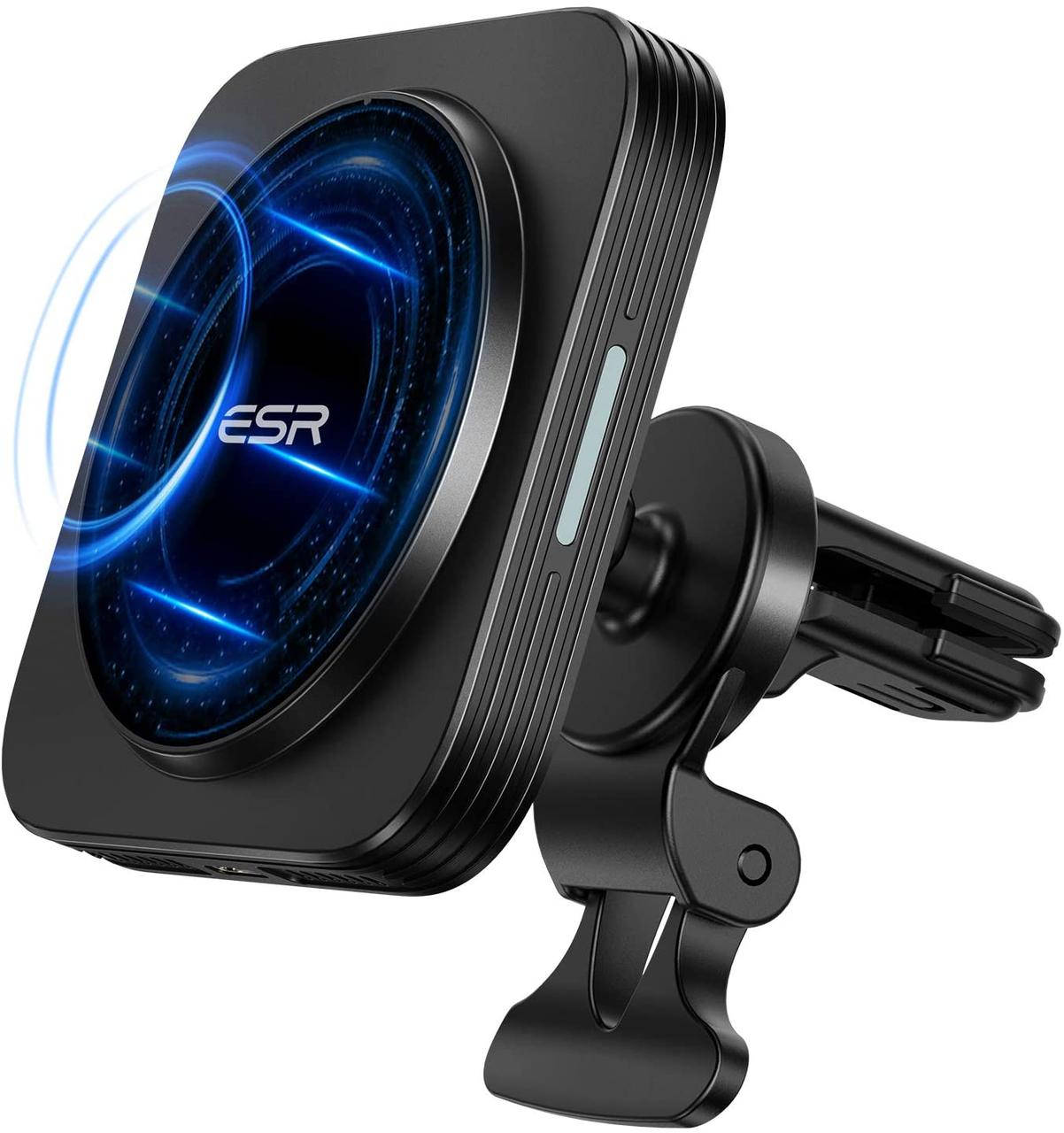 Автодержатель с беспроводной зарядкой с MagSafe ESR HaloLock Magnetic Wireless Car Charger (только для iPhone
Автодержатель с беспроводной зарядкой с MagSafe ESR HaloLock Magnetic Wireless Car Charger (только для iPhone
