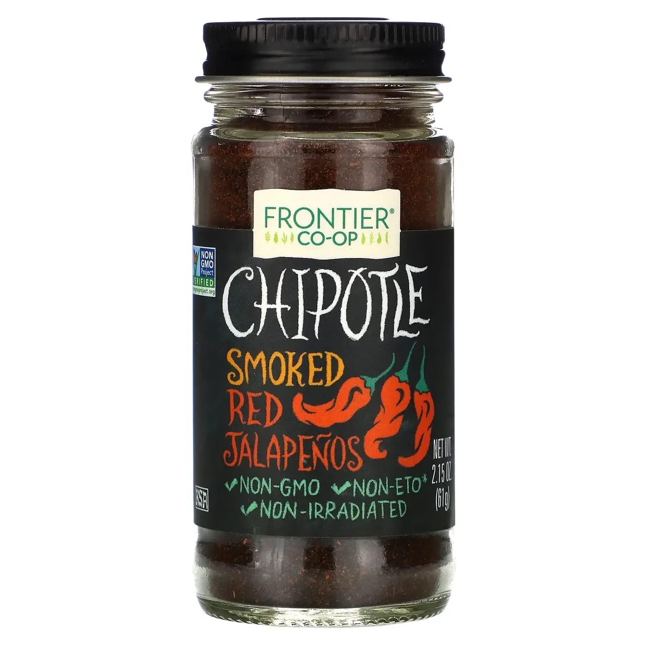 Frontier Natural Products, Chipotle, копченый красный перец халапеньо, 61 г (2,15 унции)
Frontier Natural Products, Chipotle, копченый красный перец халапеньо, 61 г (2,15 унции)