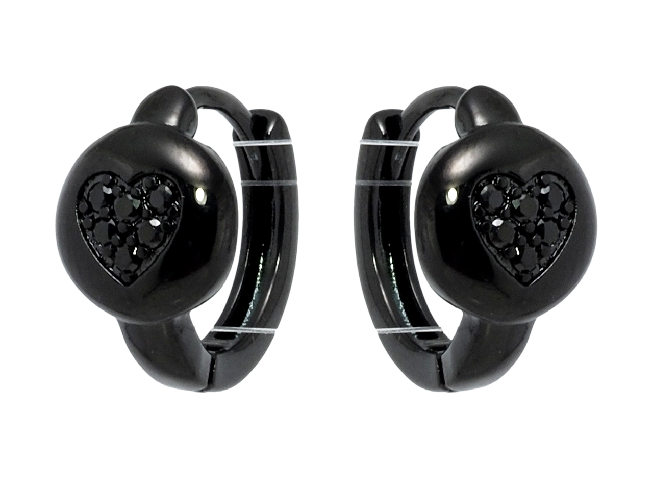 Серьги Xuping Позолота Black (черное золото) колечки "Сердечки с черным цирконием"
Серьги Xuping Позолота Black (черное золото) колечки "Сердечки с черным цирконием"