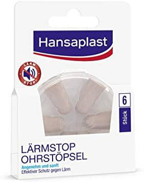 Качественные мягкие беруши Германия Hansaplast Noise Stop 6 шт