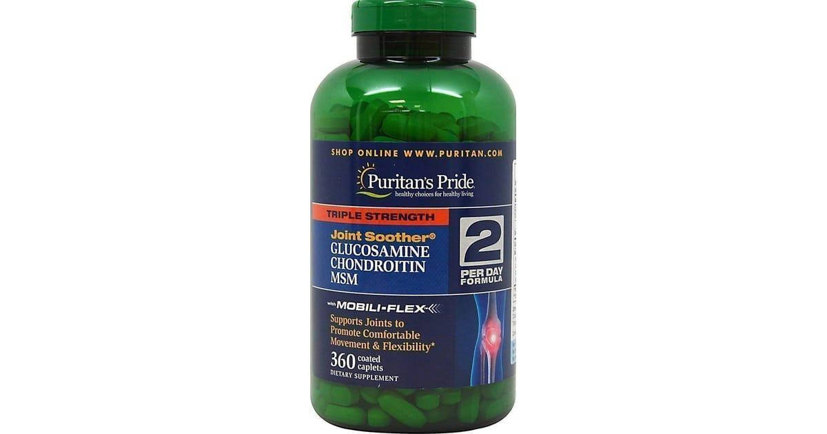 Суставы и сухожилия Puritan's Pride Glucosamine Chondroitin MSM Triple Strength (360 таб.)
Суставы и сухожилия Puritan's Pride Glucosamine Chondroitin MSM Triple Strength (360 таб.)