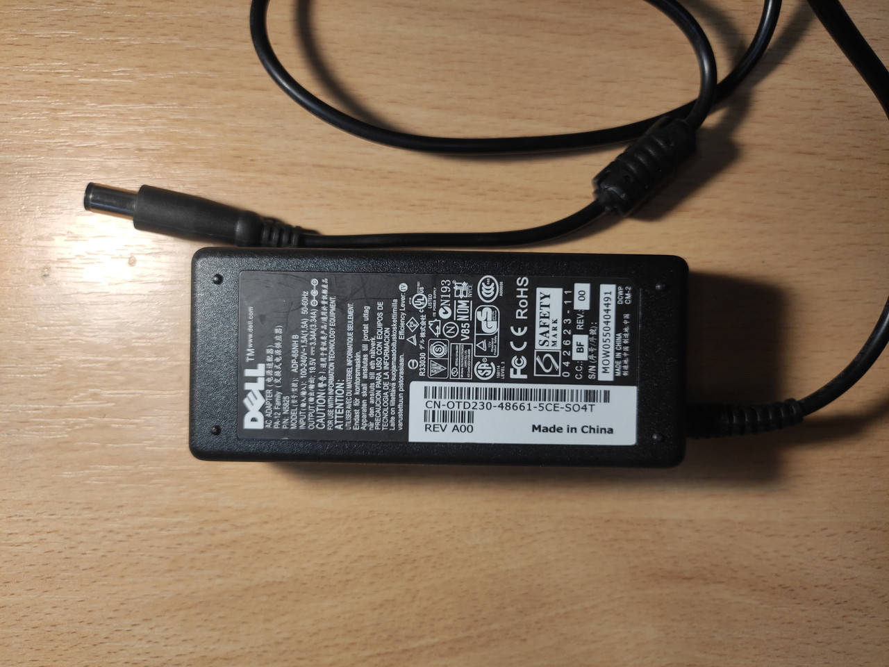 Блок питания для ноутбука Dell ADP-65NH-B PA-12 19,5V 3,34A коннектор 7,4x5.0
Блок питания для ноутбука Dell ADP-65NH-B PA-12 19,5V 3,34A коннектор 7,4x5.0