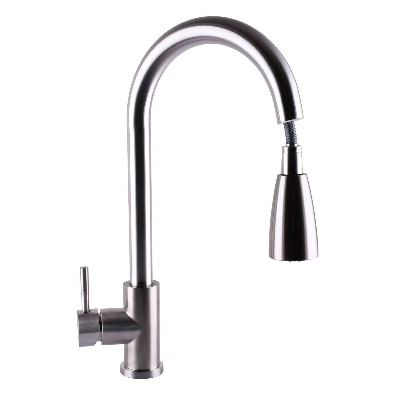 Кухонный смеситель Globus Lux ALPEN SBT1-2031 с выдвижным изливом, Сталь
Кухонный смеситель Globus Lux ALPEN SBT1-2031 с выдвижным изливом, Сталь