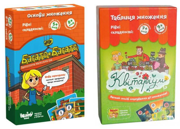 Настольная игра The Brainy Band Украинский Играй-умножай: Багато-багато (Много-много) + Квітаріум (Цветариум)
Настольная игра The Brainy Band Украинский Играй-умножай: Багато-багато (Много-много) + Квітаріум (Цветариум)
