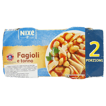 Філе тунця Нікс з квасолею Nixe fagioli e tonno 2*160g 12пач/ящ (Код : 00-00011858) 
Філе тунця Нікс з квасолею Nixe fagioli e tonno 2*160g 12пач/ящ (Код : 00-00011858)