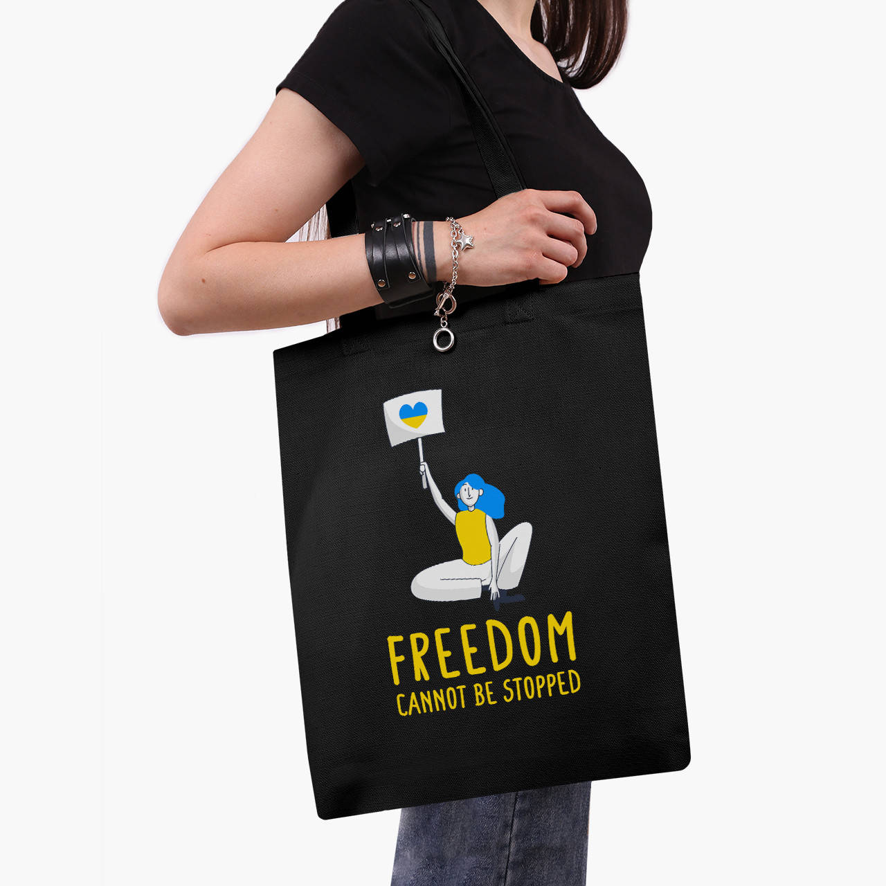 Эко сумка Свободу не остановить (Freedom Can Not Be Stopped) (9227-3691-BK) черная классическая, Черный
Эко сумка Свободу не остановить (Freedom Can Not Be Stopped) (9227-3691-BK) черная классическая, Черный