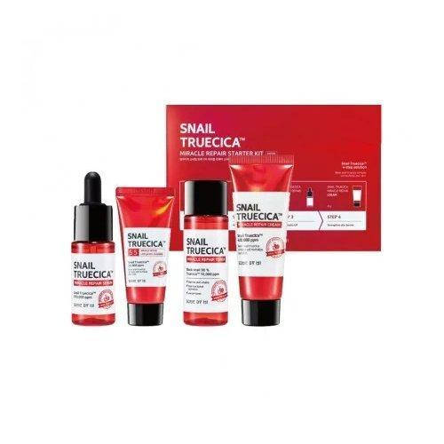 Восстанавливающий набор миниатюр с улиткой SOME BY MI Snail Truecica Miracle Repair Starter Kit Edition
Восстанавливающий набор миниатюр с улиткой SOME BY MI Snail Truecica Miracle Repair Starter Kit Edition