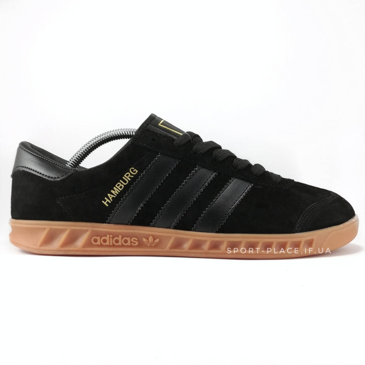 Мужские кроссовки Adidas Hamburg all black, Черный 
Мужские кроссовки Adidas Hamburg all black, Черный