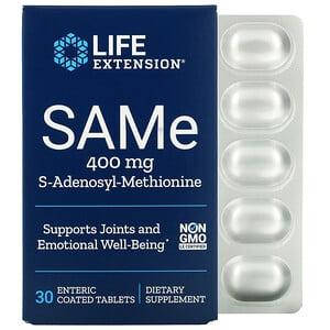 SAMe, S-аденозил-метионин, Life Extension, 400 мг, 30 таблеток, покрытых кишечнорастворимой оболо
SAMe, S-аденозил-метионин, Life Extension, 400 мг, 30 таблеток, покрытых кишечнорастворимой оболо