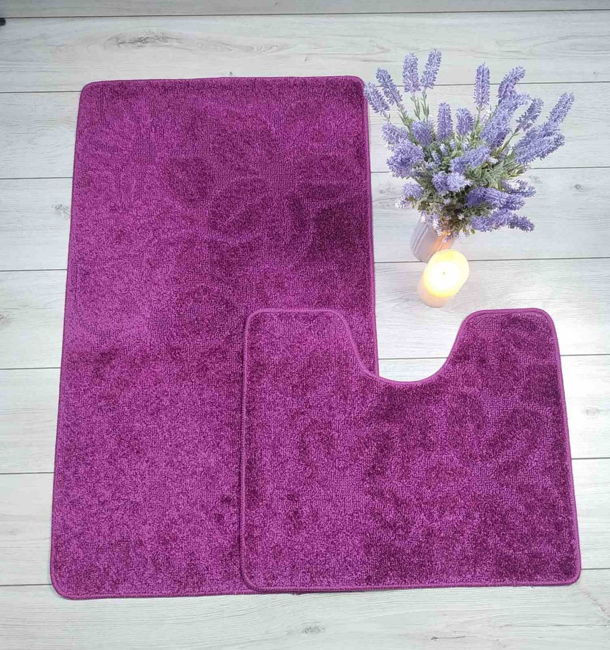 Коврики ТМ Banyolin Classik 2-ка (50х80см, 40х50см) "фиолетовые цветы" 185.D.Lilac CLT 04
Коврики ТМ Banyolin Classik 2-ка (50х80см, 40х50см) "фиолетовые цветы" 185.D.Lilac CLT 04