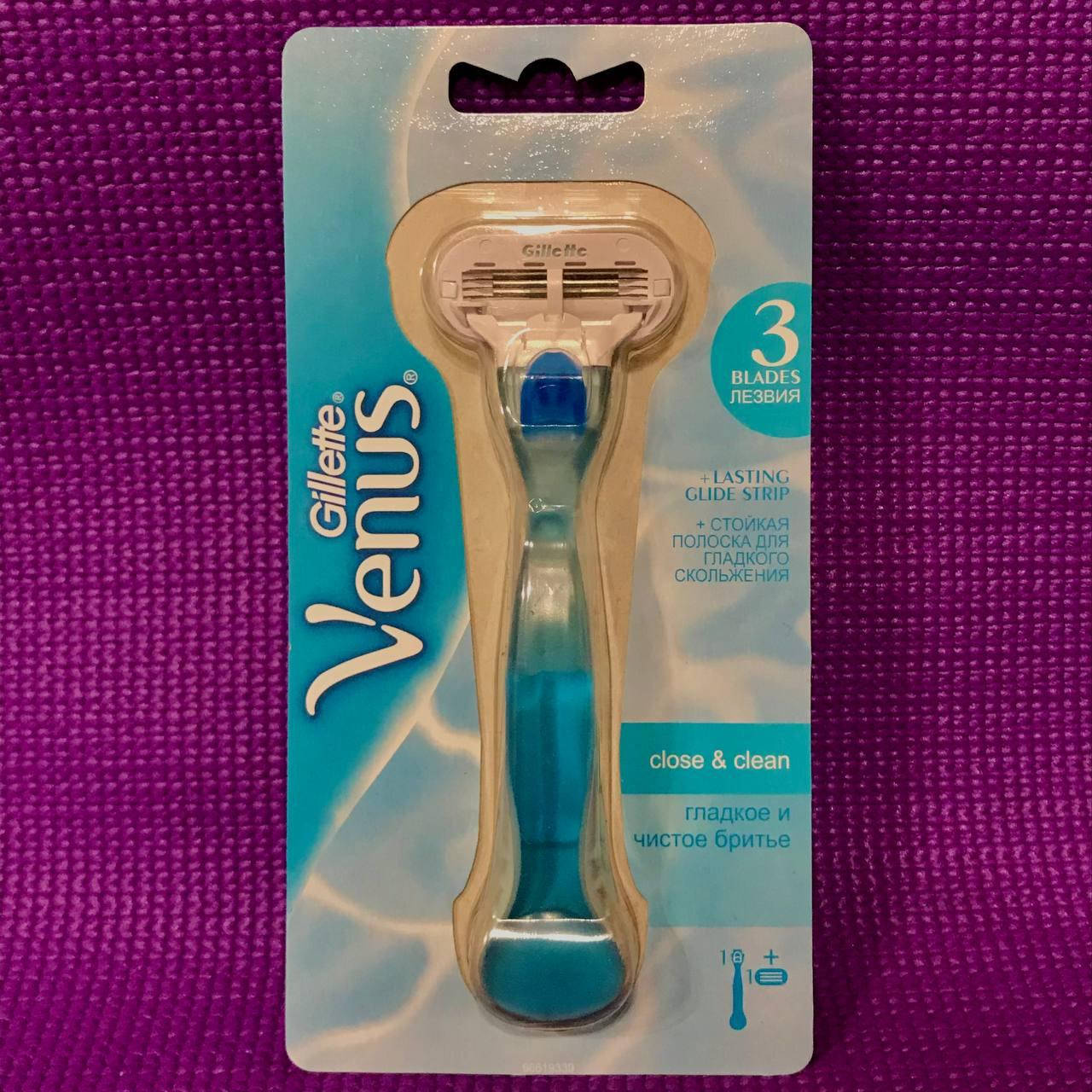 Станок для бритья Gillette Venus c 1 cменным картриджем ОРИГИНАЛ Джилет венус бритва с 1 сменным картриджем, Синий
Станок для бритья Gillette Venus c 1 cменным картриджем ОРИГИНАЛ Джилет венус бритва с 1 сменным картриджем, Синий
