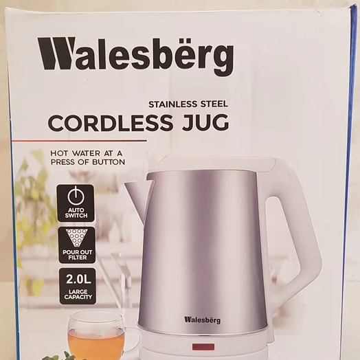 Чайник электрический Walesberg WB-1806A на 2 л | Бытовой дисковый чайник | Бесшумный чайник
Чайник электрический Walesberg WB-1806A на 2 л | Бытовой дисковый чайник | Бесшумный чайник