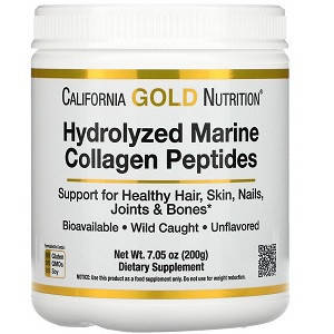 Морской коллаген пептид California Gold Nutrition Hydrolyzed Marine Collagen Peptides (200 грамм.) 
Морской коллаген пептид California Gold Nutrition Hydrolyzed Marine Collagen Peptides (200 грамм.)