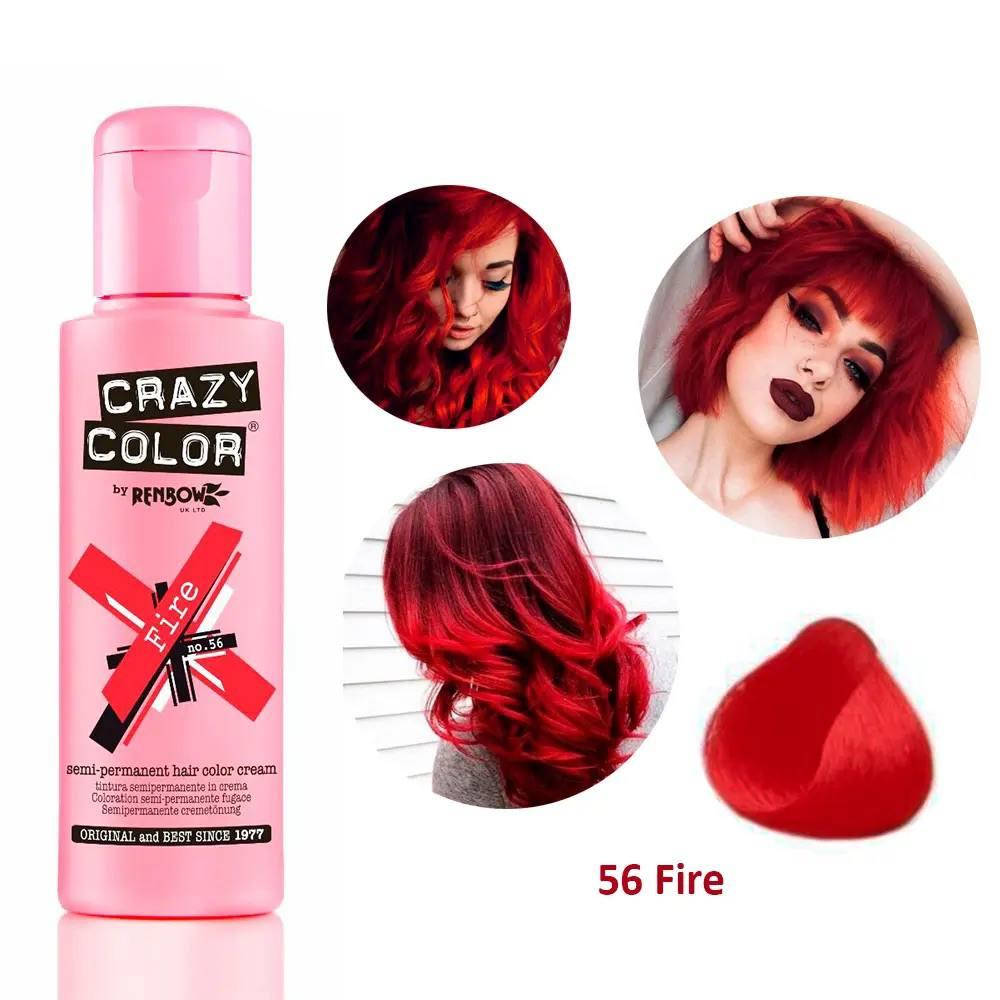 Тинт-краска для волос №56 фаер, 100мл CRAZY COLOR
Тинт-краска для волос №56 фаер, 100мл CRAZY COLOR