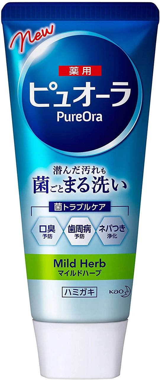 Kao Pure Ora стоматологическая полирующая зубная паста против гингивита, пиореи, с мягким травяным вкусом 115г
Kao Pure Ora стоматологическая полирующая зубная паста против гингивита, пиореи, с мягким травяным вкусом 115г