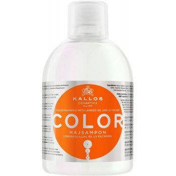 Шампунь для окрашенных и сухих волос Kallos Cosmetics Color Shampoo With Linseed Oil, 1 л
Шампунь для окрашенных и сухих волос Kallos Cosmetics Color Shampoo With Linseed Oil, 1 л