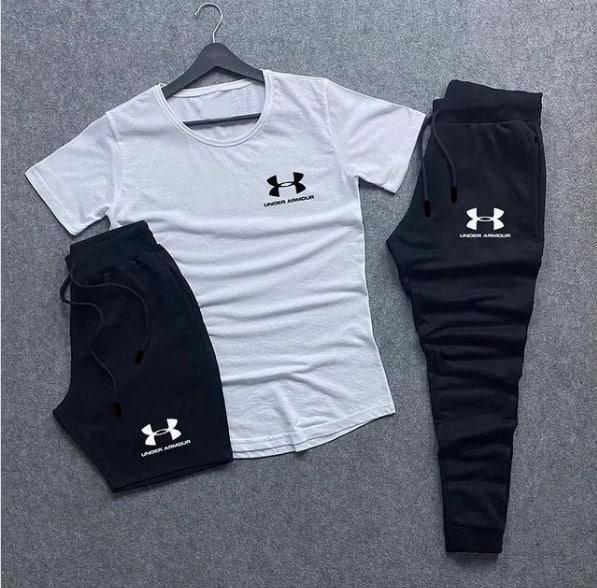 Спортивный костюм мужской Under Armour комплект | Футболка + Штаны + шорты Андер Армор ЛЮКС качества, Белый
Спортивный костюм мужской Under Armour комплект | Футболка + Штаны + шорты Андер Армор ЛЮКС качества, Белый