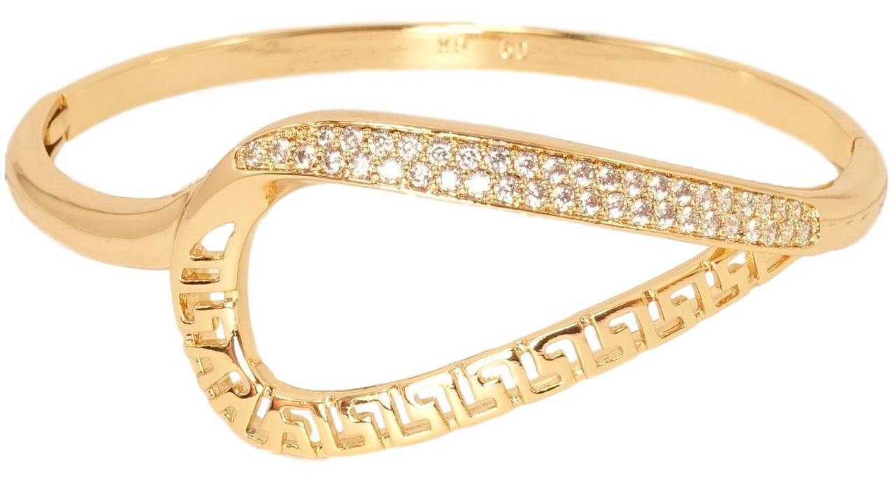 Браслет Xuping Позолота 18K "Петелька с греческим узором и цирконием" ø 6.5 см
Браслет Xuping Позолота 18K "Петелька с греческим узором и цирконием" ø 6.5 см