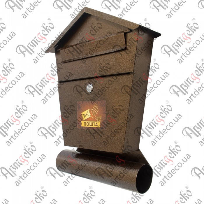 Почтовый ящик с трубой 450х340х90 Арт 65.242
Почтовый ящик с трубой 450х340х90 Арт 65.242