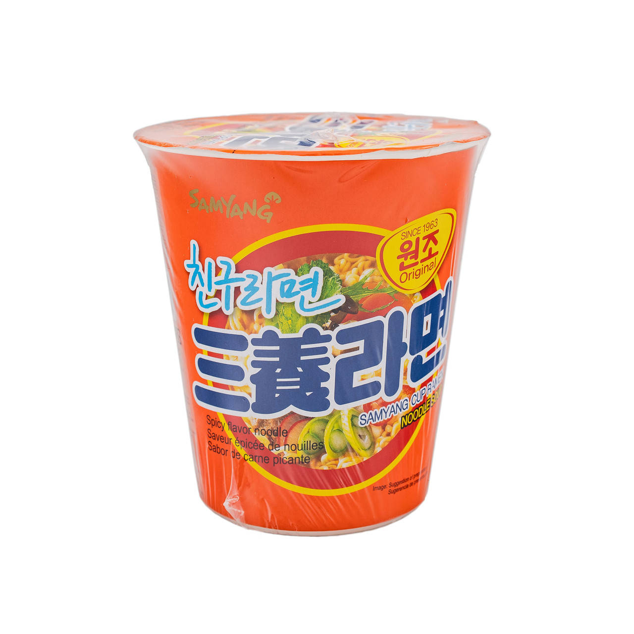 Лапша Рамен быстрого приготовления со вкусом бекона, original (Samyang Ramen Cup) SamYang 65 г
Лапша Рамен быстрого приготовления со вкусом бекона, original (Samyang Ramen Cup) SamYang 65 г