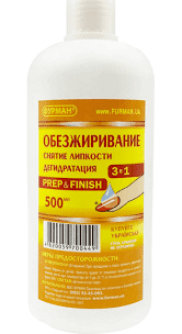 Средство 3 в 1 для обезжиривания, снятия липкости, дегидратации Фурман, 500 мл, Прозрачный
Средство 3 в 1 для обезжиривания, снятия липкости, дегидратации Фурман, 500 мл, Прозрачный