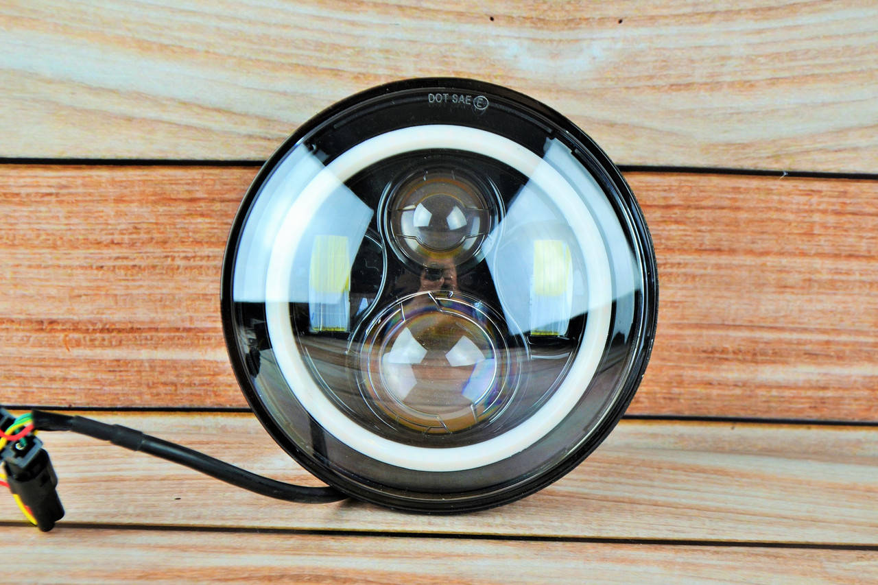 Cветодиодная LED фара 90Вт Нива, УАЗ 469, ВАЗ 2101, 2121, FJ Cruiser, мотоцикл, мото 7 дюйм, Белый
Cветодиодная LED фара 90Вт Нива, УАЗ 469, ВАЗ 2101, 2121, FJ Cruiser, мотоцикл, мото 7 дюйм, Белый