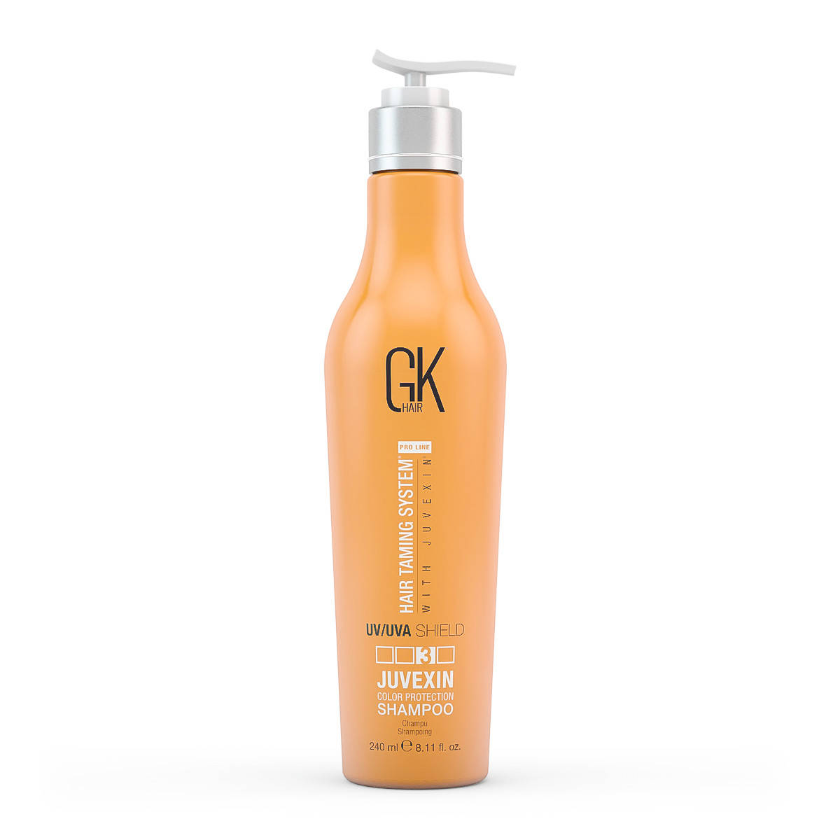 GKhair-Color Shield UV/UVA Shampoo - Шампунь для окрашенных волос "Защита цвета" с зищитой от УФ-лучей, 240 мл
GKhair-Color Shield UV/UVA Shampoo - Шампунь для окрашенных волос "Защита цвета" с зищитой от УФ-лучей, 240 мл