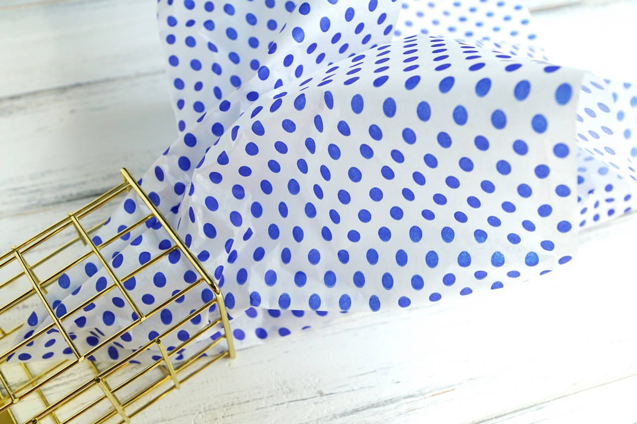 Папір тішью БІЛИЙ В СИНІЙ ГОРОШОК (50х70 см)
Папір тішью БІЛИЙ В СИНІЙ ГОРОШОК (50х70 см)