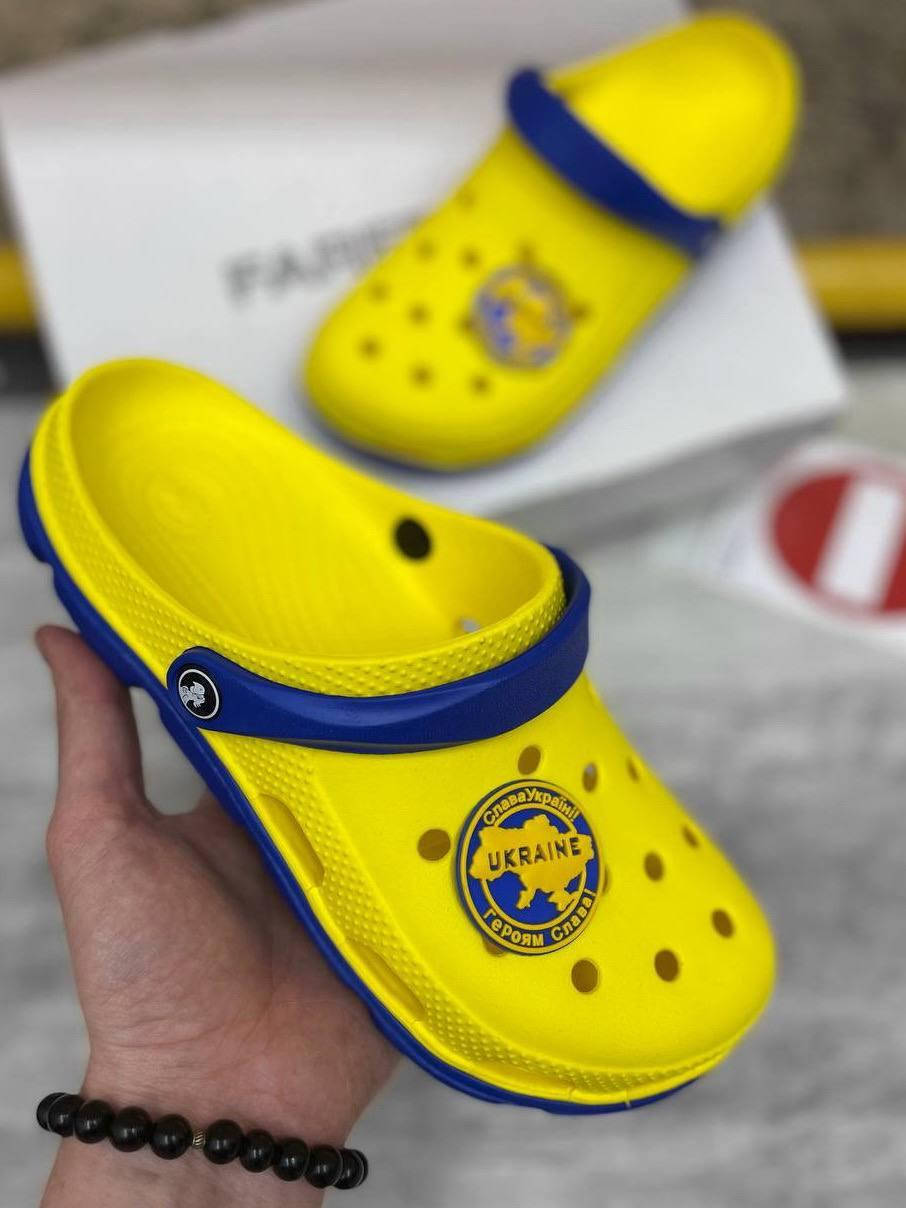 Кроксы мужские тапки Crocs желтые с синим, мужские кроксы Украина, шлепанцы шлепки, Желтый
Кроксы мужские тапки Crocs желтые с синим, мужские кроксы Украина, шлепанцы шлепки, Желтый