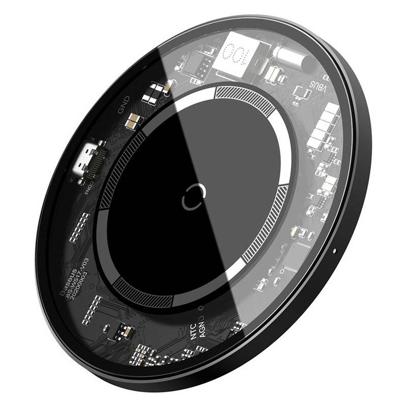 Беспроводная зарядка для телефона быстрая 15W Baseus Simple Magnetic - Черная/Прозрачная WXJK-E02, Черный
Беспроводная зарядка для телефона быстрая 15W Baseus Simple Magnetic - Черная/Прозрачная WXJK-E02, Черный