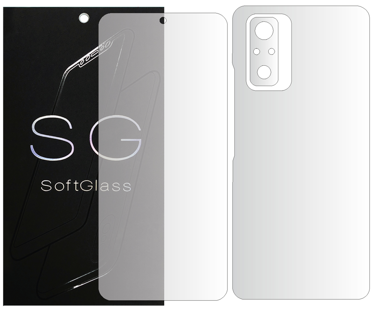 Полиуретановая пленка Xiaomi Redmi Note 10 Pro Комплект: для Передней и Задней панели SoftGlass, Прозрачный
Полиуретановая пленка Xiaomi Redmi Note 10 Pro Комплект: для Передней и Задней панели SoftGlass, Прозрачный