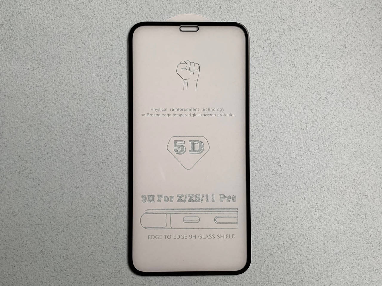 Защитное стекло 5D для iPhone X высочайшего качества на весь экран с рамкой чёрного цвета, Черный
Защитное стекло 5D для iPhone X высочайшего качества на весь экран с рамкой чёрного цвета, Черный
