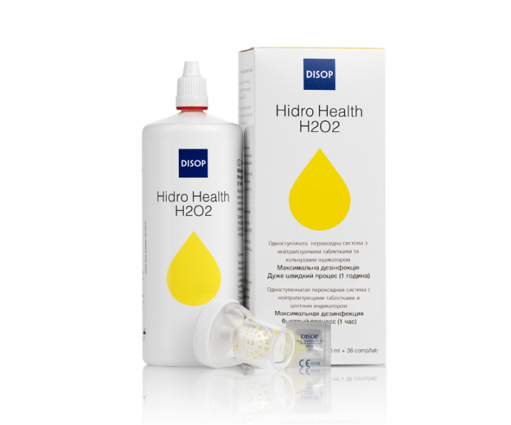 Пероксидная система для контактных линз DISOP Hidro Health H2O2 360 мл / 36 таблеток + контейнер
Пероксидная система для контактных линз DISOP Hidro Health H2O2 360 мл / 36 таблеток + контейнер