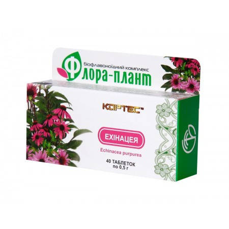 Флора – Плант Эхинацея в таблетках №40
Флора – Плант Эхинацея в таблетках №40