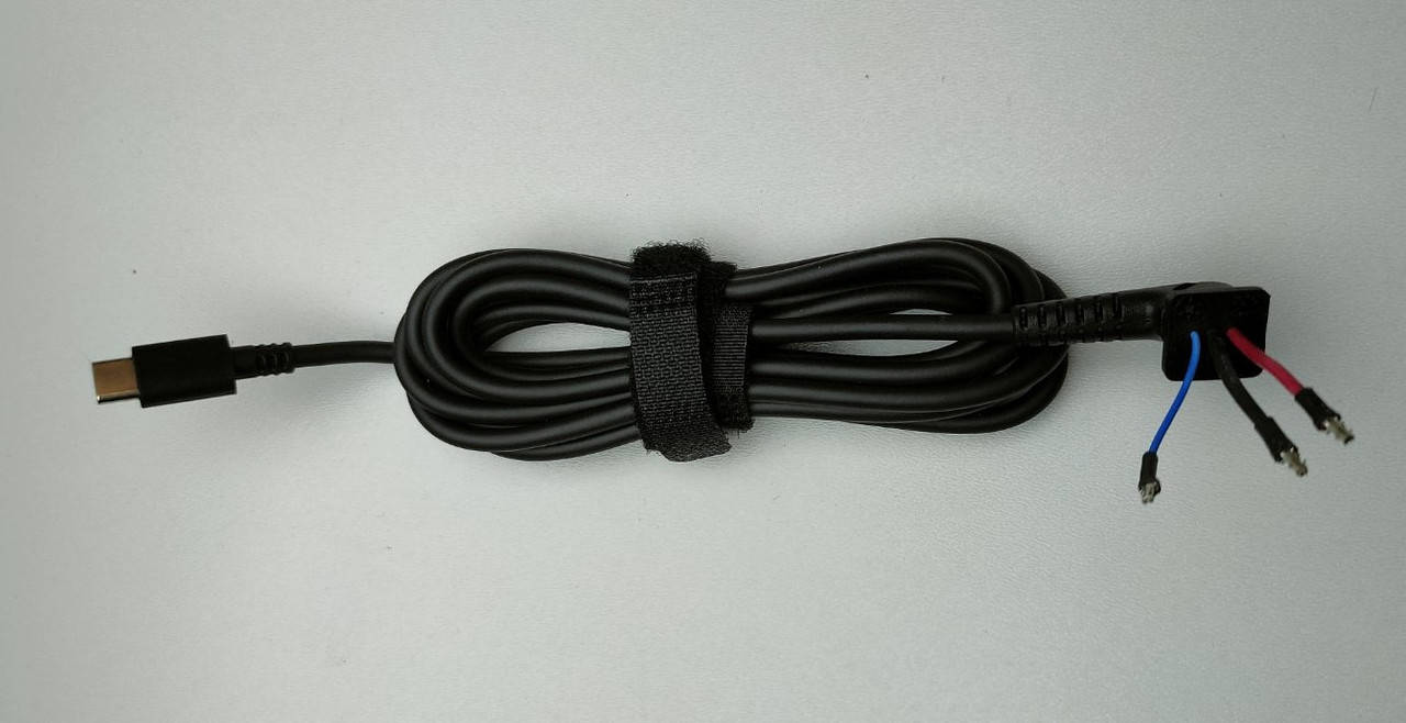Кабель DC с разъемом Type-C 3pin 1,8m Оригинал! для зарядного устройства Lenovo 45W 65W 90W 100W
Кабель DC с разъемом Type-C 3pin 1,8m Оригинал! для зарядного устройства Lenovo 45W 65W 90W 100W