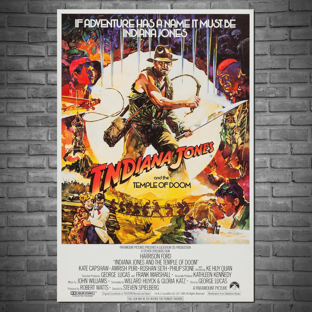 Плакат "Индиана Джонс и Храм Судьбы, Indiana Jones: Temple of Doom (1984)" (артикул 2569)
Плакат "Индиана Джонс и Храм Судьбы, Indiana Jones: Temple of Doom (1984)" (артикул 2569)