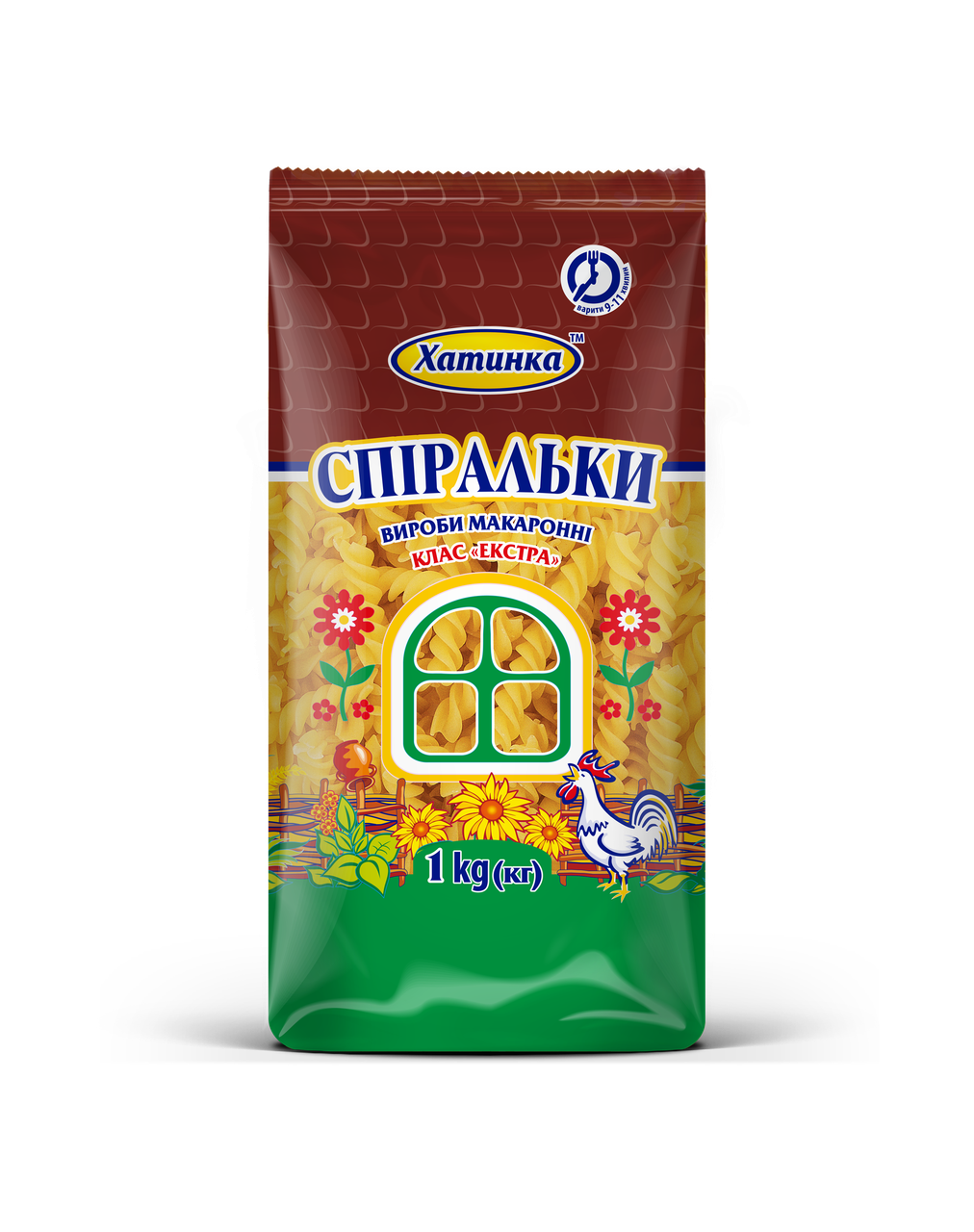 Макароны ТМ Хатинка New , «Спиральки», 1000 гр.
Макароны ТМ Хатинка New , «Спиральки», 1000 гр.