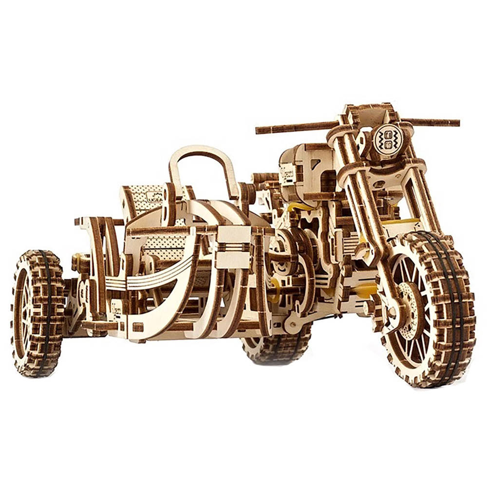 Механический 3D пазл "Мотоцикл Scrambler с коляской", 380 элементов UGEARS (4820184121133)
Механический 3D пазл "Мотоцикл Scrambler с коляской", 380 элементов UGEARS (4820184121133)