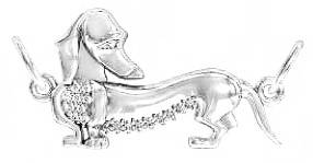 Подвеска - кулон серебряная Такса
Подвеска - кулон серебряная Такса