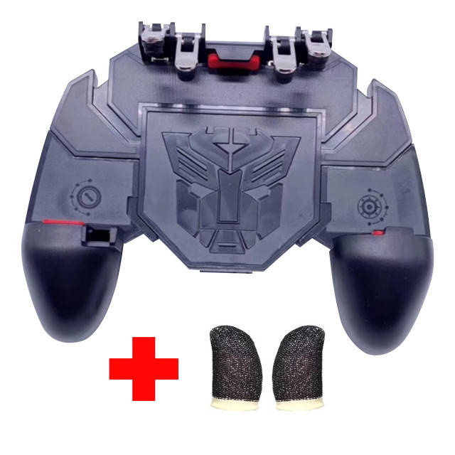 Беспроводной геймпад Union X2 двойные триггеры для игры 6 пальцев в PUBG Mobile COD Warface, Черный
Беспроводной геймпад Union X2 двойные триггеры для игры 6 пальцев в PUBG Mobile COD Warface, Черный