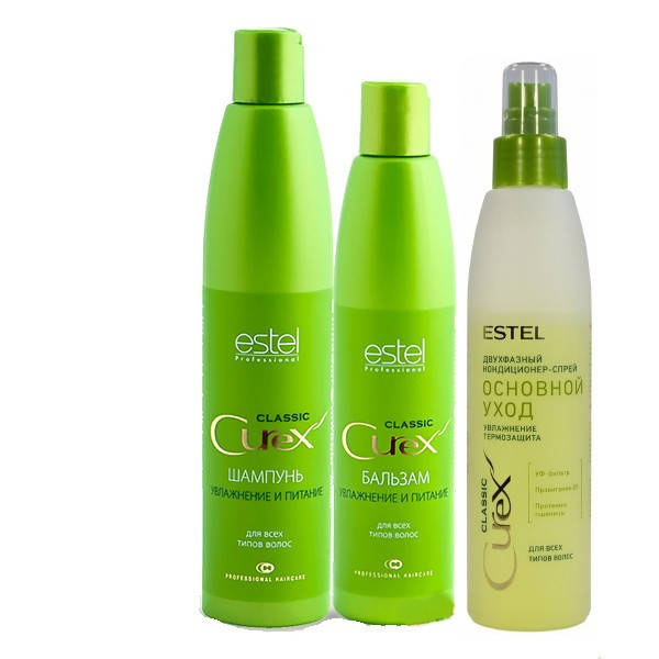 Набор для ежедневного применения (шампунь, бальзам, спрей) CUREX Classic Estel professional 300/250/200 мл
Набор для ежедневного применения (шампунь, бальзам, спрей) CUREX Classic Estel professional 300/250/200 мл