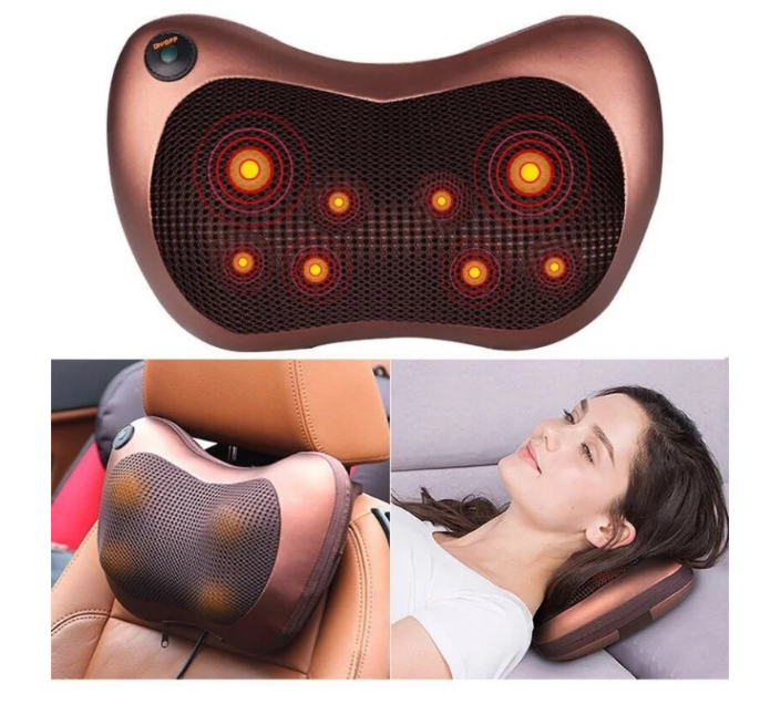 Роликовый массажер для спины и шеи Massage pillow GHM 8028 массажная подушка массажер с подогревом .
Роликовый массажер для спины и шеи Massage pillow GHM 8028 массажная подушка массажер с подогревом .