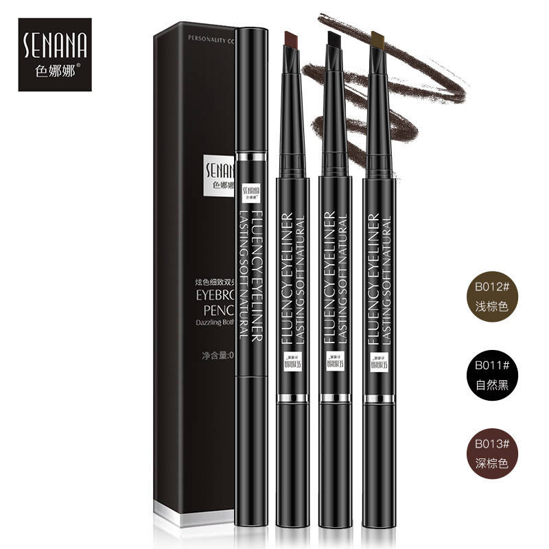 Карандаш для бровей с щеточкой Senana Eyebrow Pencil Dazzling Both Ends В011 - черный, 0.4г
Карандаш для бровей с щеточкой Senana Eyebrow Pencil Dazzling Both Ends В011 - черный, 0.4г
