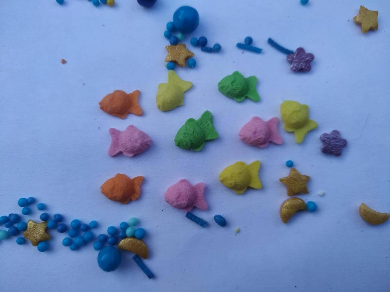 Набор фигурок рыбки для украшения кондитерских изделий
Набор фигурок рыбки для украшения кондитерских изделий