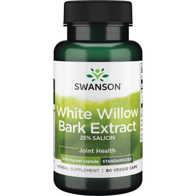 Кора белой ивы максимальной силы, Swanson, Maximum Strength White Willow Bark, 500 мг, 60 капсул
Кора белой ивы максимальной силы, Swanson, Maximum Strength White Willow Bark, 500 мг, 60 капсул