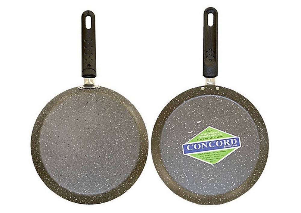 Сковорода для млинців, 22см, металева 0,5 мм, з антипригарним покриттям. Для газових плит (110)
Сковорода для млинців, 22см, металева 0,5 мм, з антипригарним покриттям. Для газових плит (110)