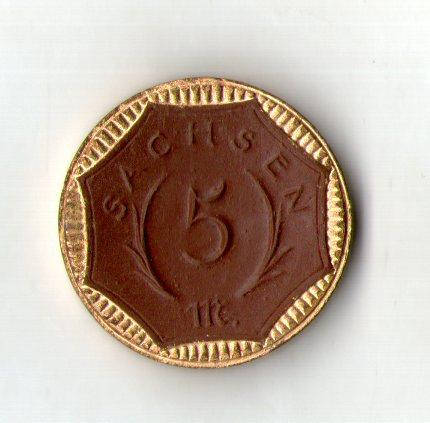 Германия Саксония г.Мейсен 5 марок 1921 год керамика редкая №534
Германия Саксония г.Мейсен 5 марок 1921 год керамика редкая №534