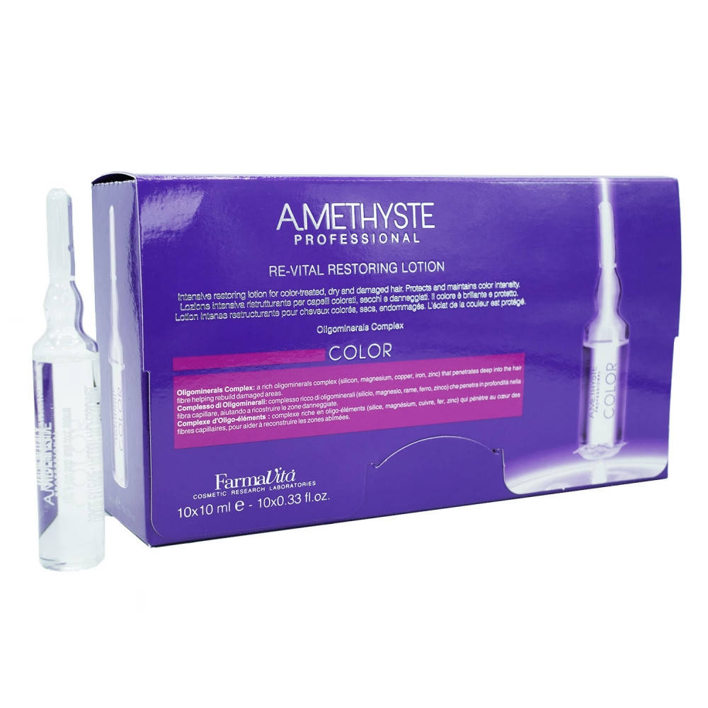 Лосьон, обеспечивающий защиту яркости цвета волос Farmavita Amethyste Color Lotion 10*10 мл
Лосьон, обеспечивающий защиту яркости цвета волос Farmavita Amethyste Color Lotion 10*10 мл