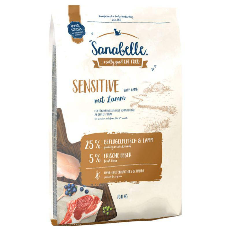 Bosch Sanabelle Sensitive with Lamb 10кг корм с ягненком для кошек с чувствительным пищеварением
Bosch Sanabelle Sensitive with Lamb 10кг корм с ягненком для кошек с чувствительным пищеварением